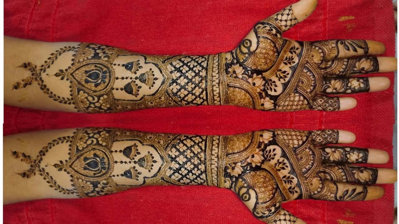 Mehendi above elbow